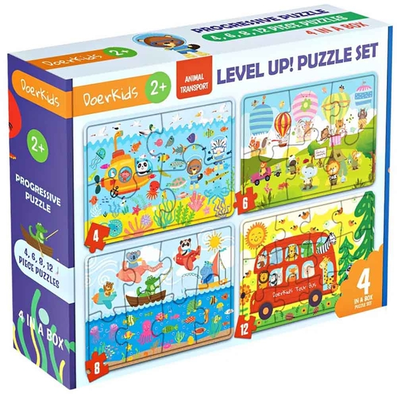 Doerkids Kademeli İlerleyen Taşıtlar Puzzle