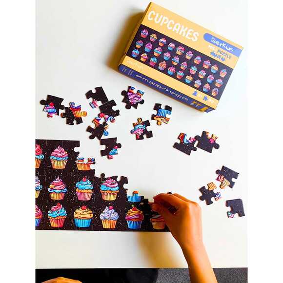 Doerkids Midi Puzzle - Kapkek 80 Parça Puzzle