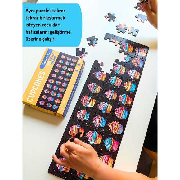 Doerkids Midi Puzzle - Kapkek 80 Parça Puzzle