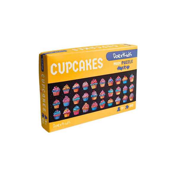 Doerkids Midi Puzzle - Kapkek 80 Parça Puzzle