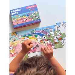 Doerkids Midi Puzzle - Kawaii Kediler 80 Parça Puzzle - Thumbnail