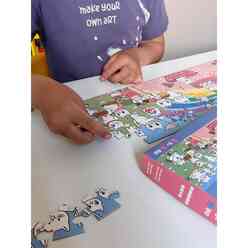 Doerkids Midi Puzzle - Kawaii Kediler 80 Parça Puzzle - Thumbnail