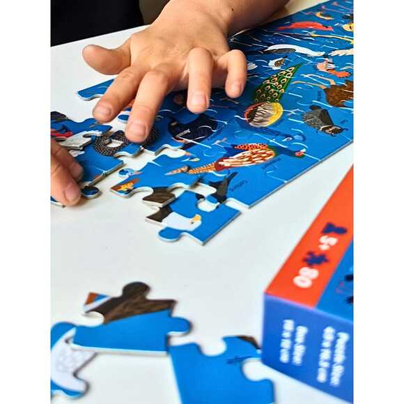 Doerkids Midi Puzzle - Kuşlar 80 Parça Puzzle