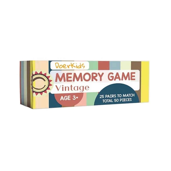 Doerkids Vintage Hafıza Eşleştirme Oyunu