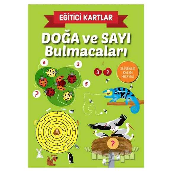 Doğa ve Sayı Bulmacaları - Eğitici Kartlar