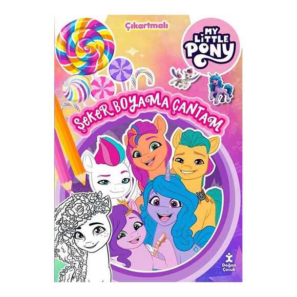 Doğan Çocuk My Little Pony - Şeker Boyama Çantam - Çıkartmalı