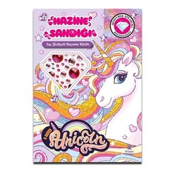 Doğan Egmont - Doğan Çocuk Unicorn - Hazine Sandığı (Taç Hediyeli Boyama Kitabı)