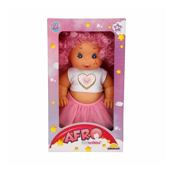 Dollz N More Bebek Afro Renkli Kıvırcık Saçlı 23 Cm S00020040