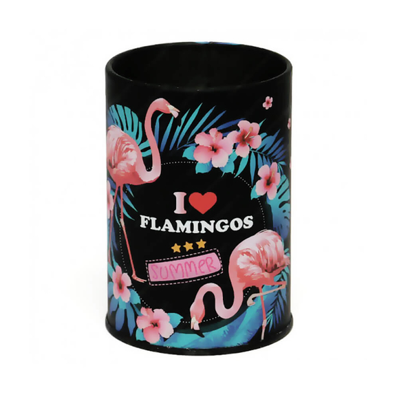 Dolphin Flamingo Metal Masa Kalemliği FL-706