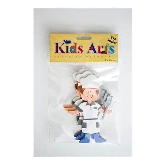 Dolphin Kids Arts Eva Sticker Aşçı St-105441