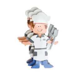 Dolphin Kids Arts Eva Sticker Aşçı St-105441 - Thumbnail