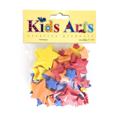 Dolphin Kids Arts Eva Sticker Yıldız My-20611 - Thumbnail