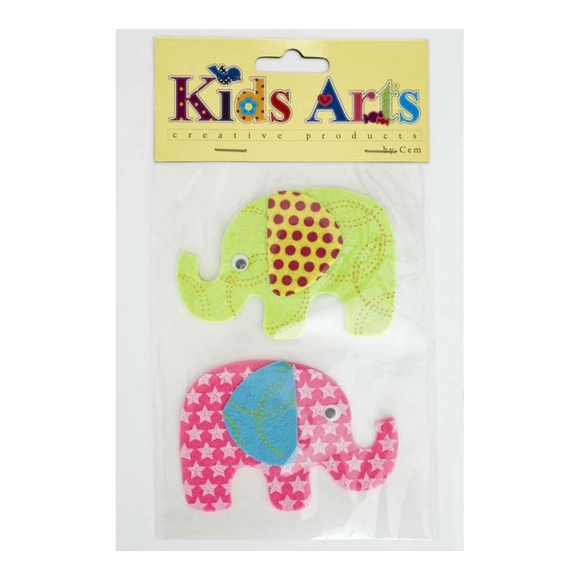 Dolphin Kids Arts Keçe Sticker Fil 2’Li St-5238