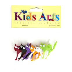 Dolphin Kids Arts Keçe Sticker Kedi Fd-140 - Thumbnail