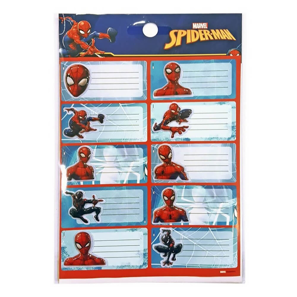 Dolphin Spiderman Okul Etiketi Sm-Tga-73