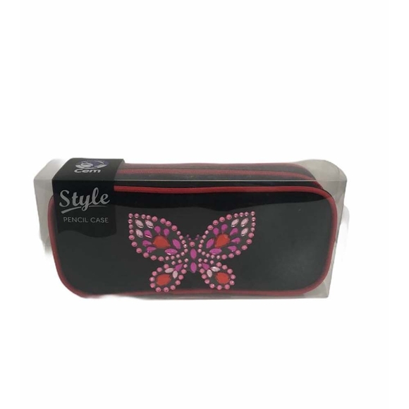 Dolphin Taşlı Kalem Çantası Tek Gözlü Pc-6001