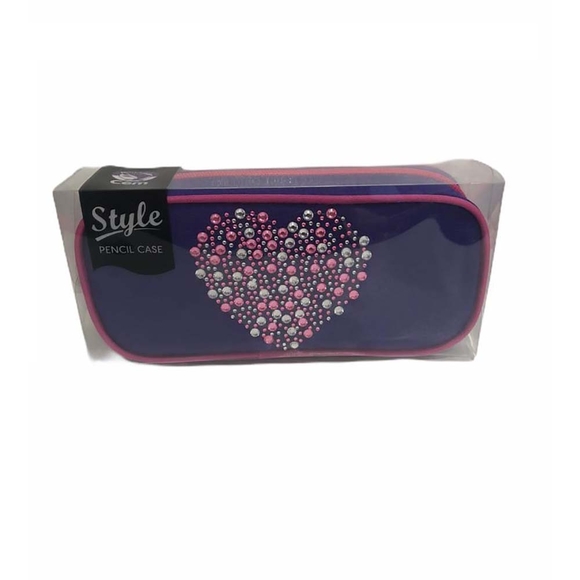 Dolphin Taşlı Kalem Çantası Tek Gözlü Pc-6001