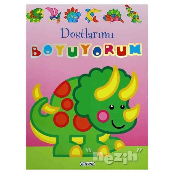 Dostlarımı Boyuyorum Gergedan (Pembe Kapak)