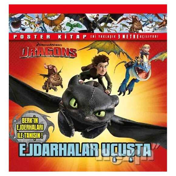 DreamWorks Dragons - Ejderhalar Uçuşta (Poster Kitap)