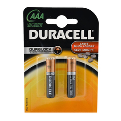 Duracell Alkaline İnce Kalem Pil AAA 2’li - Thumbnail