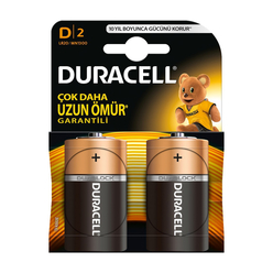 Duracell Alkaline Pil D 2’li - Thumbnail