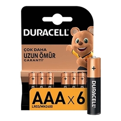 Duracell Basic İnce Kalem Pil 6’lı AAA - Thumbnail