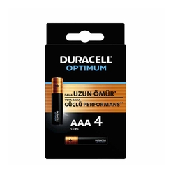 Duracell Optimum İnce Kalem 4’lü AAA - Thumbnail