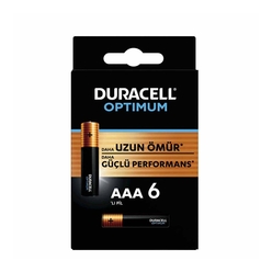 Duracell Optimum İnce Kalem 6’lı AAA - Thumbnail