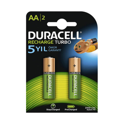 Duracell Şarjlı Kalem Pil AA 2400 Mah 2’li - Thumbnail