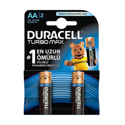 Duracell Turbo Max Kalem Pil AA 2’li - Thumbnail