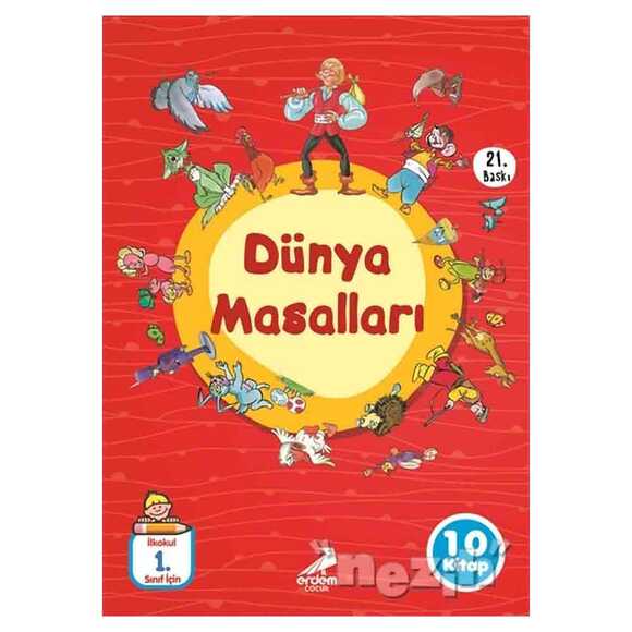 Düz Yazılı Dünya Masalları (10 Kitap Takım)