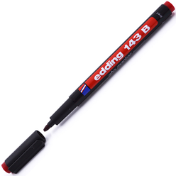 Edding Asetat Kalemi Kırmızı E-143 B - Thumbnail