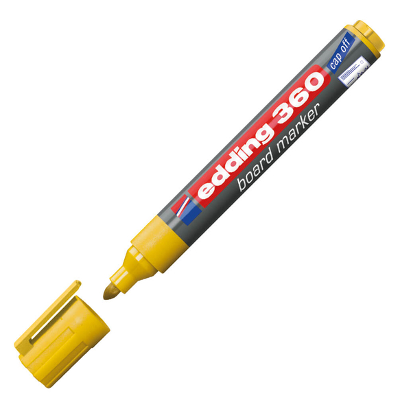 Edding Beyaz Tahta Kalemi Sarı E-360