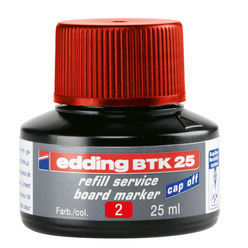 Edding Board Marker Mürekkep 25 ml Kırmızı E-BTK25 - Thumbnail