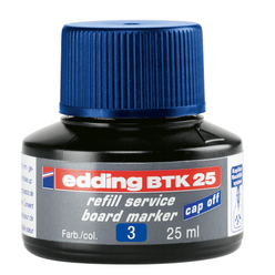 Edding Board Marker Mürekkep 25 ml Mavi E-BTK25 - Thumbnail