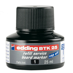Edding Board Marker Mürekkep 25 ml Siyah E-BTK25 - Thumbnail