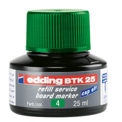 Edding Board Marker Mürekkep 25 ml Yeşil E-BTK25 - Thumbnail