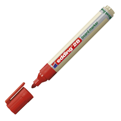 Edding - Edding E-28 Çevreci Permanent Markör Kırmızı