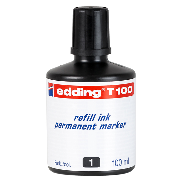 Edding E-T100 Mürekkep 100 ml Siyah