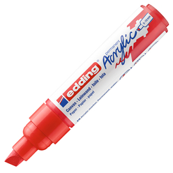 Edding - Edding Ed5000902 Kalın Uçlu Akrilik Markör Trafik Kırmızı