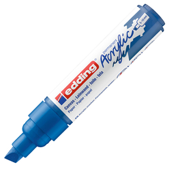 Edding - Edding Ed5000903 Kalın Uçlu Akrilik Markör Anzer Mavi