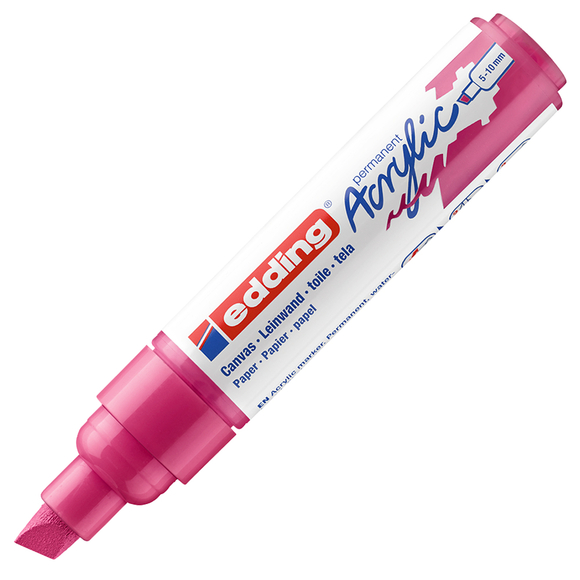 Edding Ed5000909 Kalın Uçlu Akrilik Markör Telemagenta