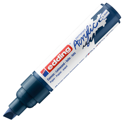 Edding - Edding Ed5000933 Kalın Uçlu Akrilik Markör Gece Mavisi