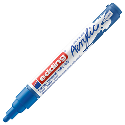 Edding - Edding Ed5100903 Orta Uçlu Akrilik Markör Anzer Mavi