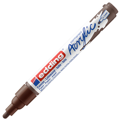 Edding - Edding Ed5100907 Orta Uçlu Akrilik Markör Çikolata Kahvesi