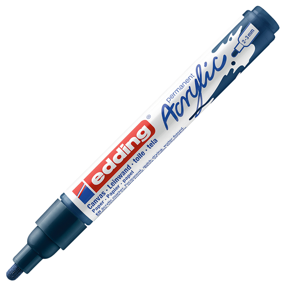 Edding Ed5100933 Orta Uçlu Akrilik Markör Gece Mavisi