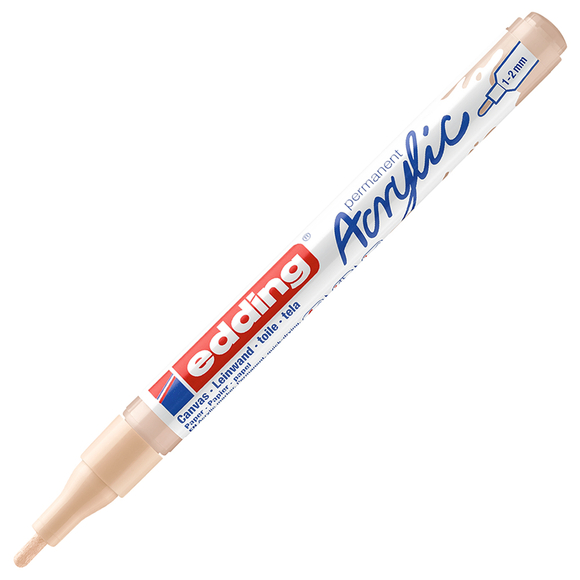 Edding Ed5300255 İnce Uçlu Akrilik Markör Bej