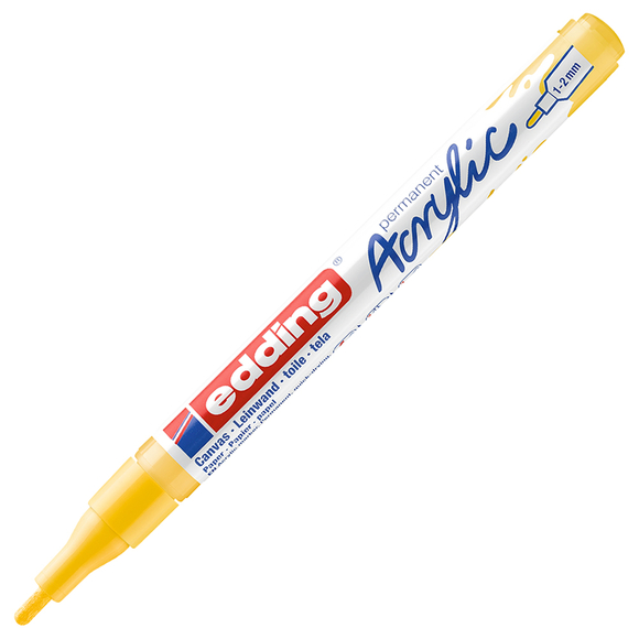 Edding Ed5300905 İnce Uçlu Akrilik Markör Trafik Sarı