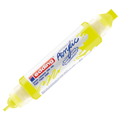 Edding - Edding Ed5400065 Akrilik 3D Double Lıner Fosforlu Sarı