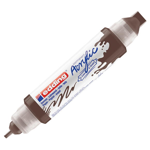 Edding Ed5400907 Akrilik 3D Double Lıner Çikolata Kahvesi